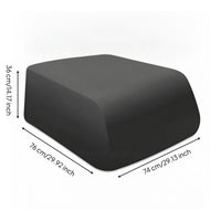 Waterproof RV Rooftop Air Conditioner Cover All-Season Recreational Vehicle Air Conditioning Cover with Storage Bag Windproof Dustproof for Campers