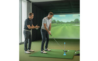 Golf Club Alignment Tool with Base Portable Golf Alignment Rod for Driving Range