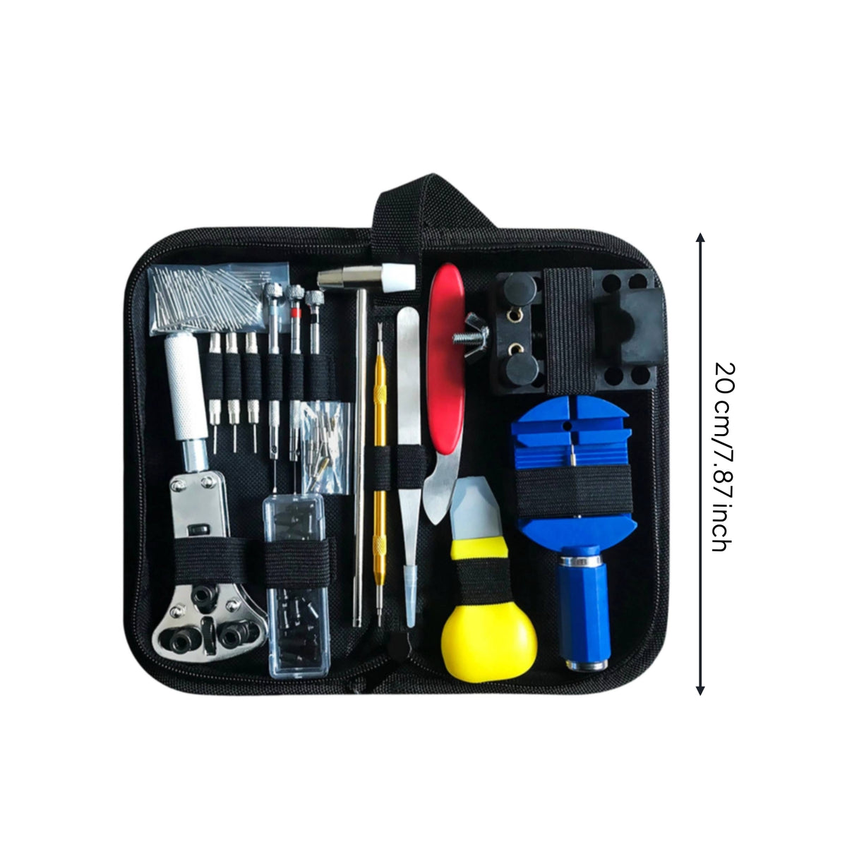 Watch Repair Tool Kit Compact Watch Repair Kit with Carrying Case Professional for Hobbyists