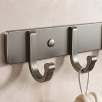 Bedroom and Closet Wall Mounted Clothes Hooks for Students, Waterproof Space Aluminum Coat for Kitchen and Bathroom