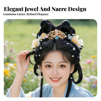 Chinese Traditional Hair Accessory Elegant Design Chinese Hair Crown Vintage Hairpiece Intricate Detailing Vintage Bridal