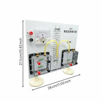 Energy Conversion Law Apparatus Pointer Meter Joule Law Demonstration Set Metal Body Physics Experiment Board for Teacher, Students, Classroom