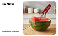 Watermelon Slicing Tool Tool Versatile Stainless Steel Watermelon Easy to Use Stainless Steel Melon Corer for Parties, Picnics, Summer Gatherings