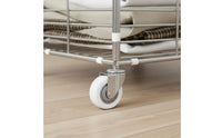 Easy to Clean Stainless Steel Laundry Basket Large Capacity Steel Laundry Basket