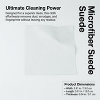 Microfiber Cleaning Cloths for Glasses, Premium Lens Cleaning Cloth, 15x15cm, Reusable, Washable, for Screens, Jewelry, Cameras