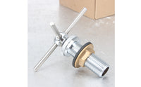 Countertop Cup Rinser Elevated Water Stream Kitchen Sink Cup Rinser Knurled
