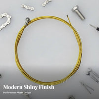 Stainless Steel Bike Cable Smooth Cycle Brake Inner Cable Wear-Resistant Stainless Steel Derailleur Wire for Cyclists, Workshop, Garage