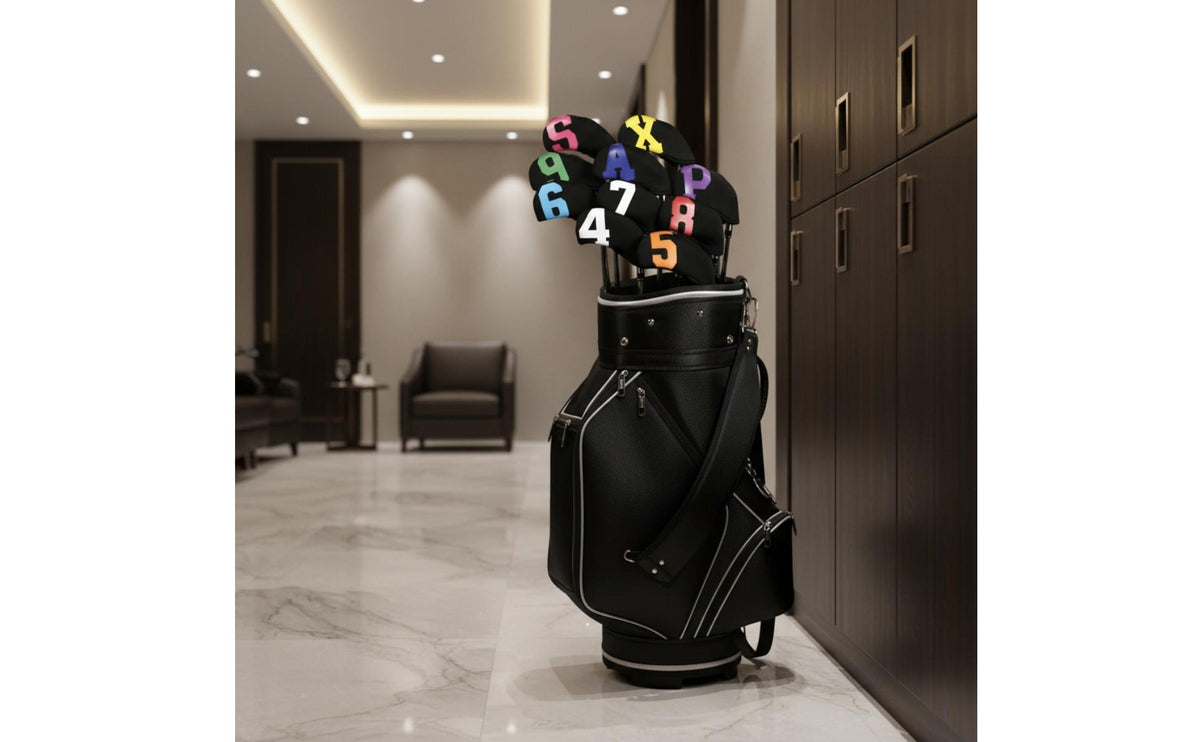 10 Pieces Sporting Iron Headcover Set Universal Fit Sporting Iron Cover Set Numbered Neoprene Club Protectors Value Pack