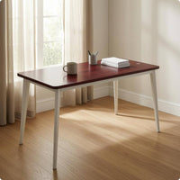 Office Desk Rounded Corners Computer Desk Four Leg Study Table