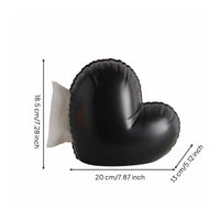 Decorative Heart Shaped Tissue Box Kawaii Design Puffy Heart Tissue Box Easy to Refill for Living Room, Desktop, Bedroom