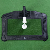 True Strike Feel Height Adjustable Golf Practice Mat Indoor and Outdoor Use Height Adjustable Golf Practice Aid for Beginners, Training