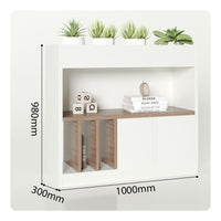 Office Partition Cabinet Modern Minimalist Design Workstation Divider Cabinet Easy to Install Standing Partition Screen for Interior Designers