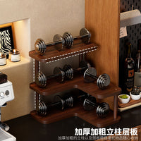 Corner Step Desktop Organizer Shelf with Multiple Layers