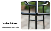 Wrought Iron Flower Obelisk Rustproof Umbrella Top Plant Enclosure Metal Plant Climbing Frame Sturdy Duty Garden Obelisk Trellis