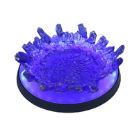 Light-up Display Base with Burst Effect Translucent Special Effects Display Base Slim for Collectors