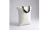 Replacement White Sack Textile Bag Zipper Closure Adjustable Shoulder Strap