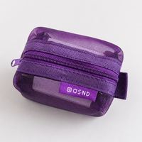 Mesh Storage Pouch, Digital Accessories Zip Pouch for Power Adapter & Cables, Fine Mesh Travel Cable Organiser