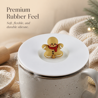Universal Silicone Mug Lid with Dustproof Seal and Heat Resistance