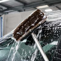 Aluminium Alloy Car Wash Brush 122cm Long Handle Soft Bristle Car Cleaning Brush