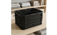 Zippered Cycle Rear Basket with Lid Rigid Rear Bike Basket Portable Versatile for Grocery Shopping