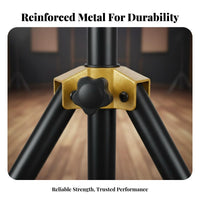 Tripod Speaker Stand Anti-Slip Feet Metal Audio Tripod Sturdy & Stable Floor Speaker Stand for DJs, Artists, Live Performance, Studio, Karaoke