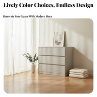 Minimalist aesthetic 5-Drawer Chest Modern Design Storage Furniture sturdy Wood Legs chest of drawers Rounded Corners for Homeowners, Families, Students, Bedroom, Study Room, Office, Hallway