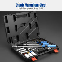 Torque Wrench Set, 33-Piece, High Precision Metric, Automotive Repair Tool Kit, Alloy Steel, Complete Specialist Set