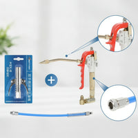 Lubrication Head with Hose Angled Lubrication Unitary Grip Hand Nozzle for Mechanics, Workshops, Garages