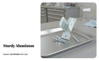 Hospital Bed Rail Switch Replacement Part Care Bed Guardrail Latch Sturdy Construction for Patients, Caregivers, Nursing Homes, Bedroom