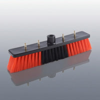 Water-Fed Brush Head High-Density Solar Panel Washing Brush Head Professional Lightweight for Cleaners, Outdoor Maintenance