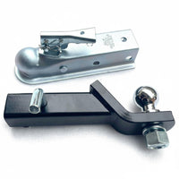 Heavy Duty ATV Tow Hitch Kit Finish Trailer Tongue Coupler Hitch Ball Mount for Go-Kart Owners
