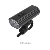 Cycle Front Light Easy to Install Bike Front Light Bike Headlight with Handlebar Mount High Lumens Compact for Cyclists