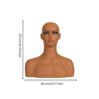 Hairpiece Display Head Lightweight Hair Mannequin off-shoulderShoulder Style for Photo Photography