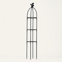 Indoor Plants Garden Trellis for Climbing Vines, Durable Plastic Plant Support and Garden Obelisk, Decorative Finial Plant Stakes, Sweet Pea