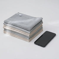 Double Sided Microfibre Cloth and Cleaning Cloths, 40x40cm Microfibre Cloth for Kitchen and Glass, High Absorbency Lint Reusable Towel