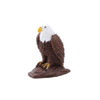Bald Eagle Figurine Micro Bald Eagle Ornament Realistic Small for Hobbyists, Fairy Garden, Desk Decor