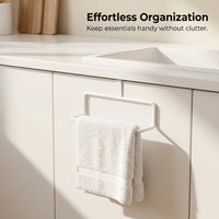 Metal Cloth Holder and Hanging Rack for Over the Door Storage, Iron Kitchen Cabinet for Small Spaces