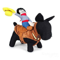 Pet Rider Costume Funny Dog Outfit