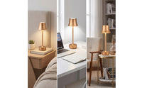 Rechargeable Table Lamp Warm Light Table Lamp with Battery Modern for Dorm Room