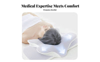 Side Er Pillow Slow Recovery Ergonomic Memory Foam Pillow Pressure Relief Product for Beauty Conscious People, Adults, Resting, Napping, Bed