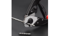 Black Metal Head Manual Wire Rope Cutter Red Handles Coil-Assisted-Loaded Wire Cutter