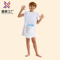 儿童万圣节halloween趣味马桶套装演出服少儿cosplay服公园表演服