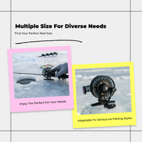 Ice Fishing Reel Lightweight Left/Right Metal