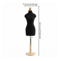 Pin-Receptive Miniature Sewing Mannequin