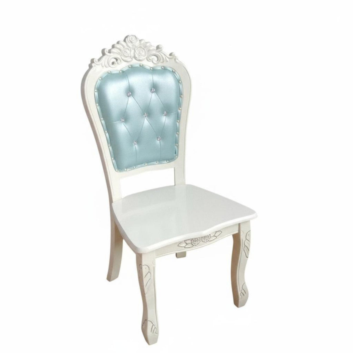 textileCovered Dining Chair European European Decorative Pattern Ornate Upholstered Chair Sturdy Wood Frame Sturdy Construction