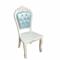 textileCovered Dining Chair European European Decorative Pattern Ornate Upholstered Chair Sturdy Wood Frame Sturdy Construction