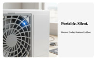 Portable Air Chiller Fan Mini Air Conditioner Fan Multi-Speed for Office, Bedroom