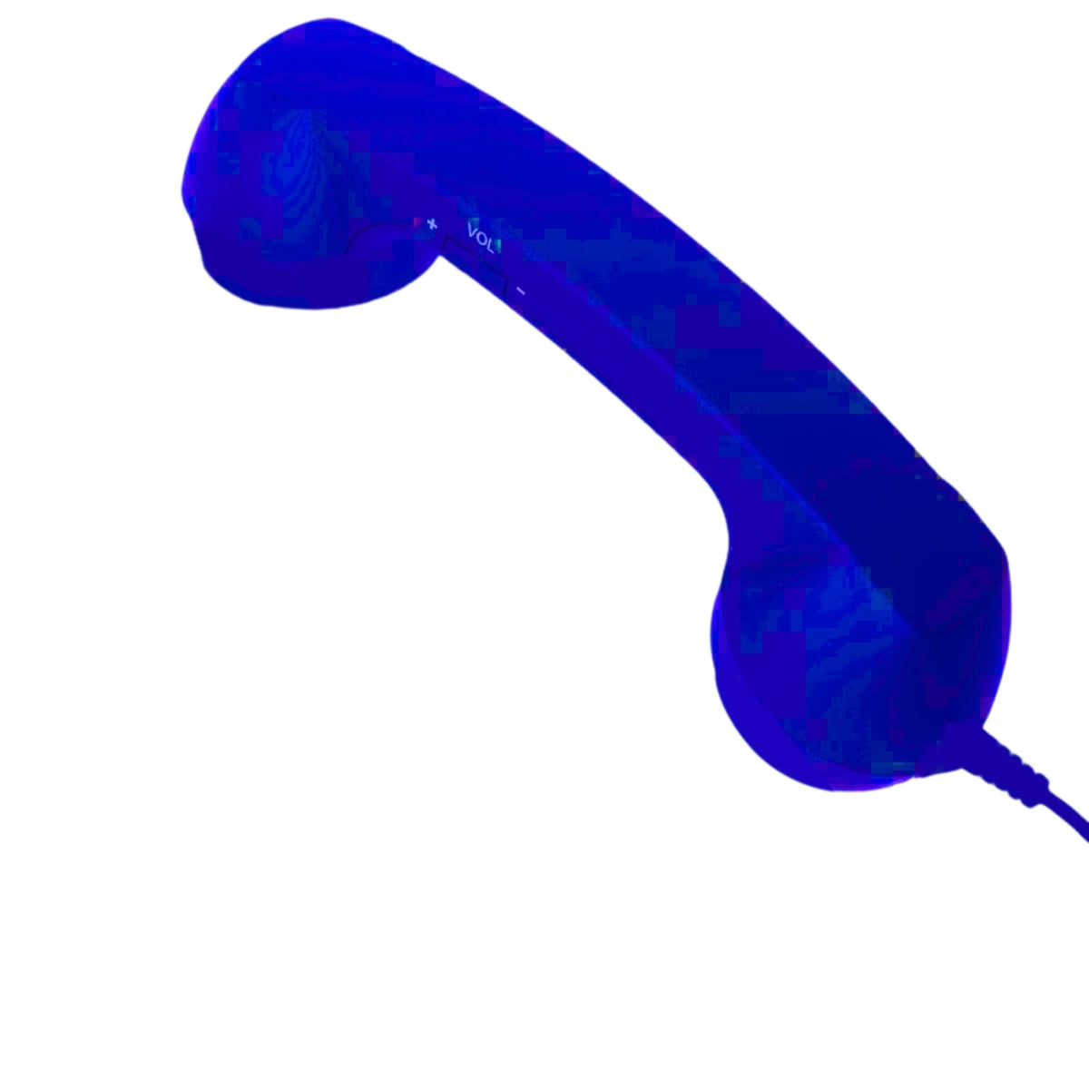 Volume Control Type-C Phone Handset Built-in Speaker Retro Phone Handset Curved Shape Mobile Accessory