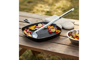 Grill Tongs Easy to Clean Long Handle Grill Tongs Hanging Loop for Barbecue