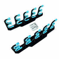 Wall Mount Fishing Rod Holder Easy-to-Install Vertical Fishing Rod Holder Space-Saving Compact for Anglers, Garage, Shed